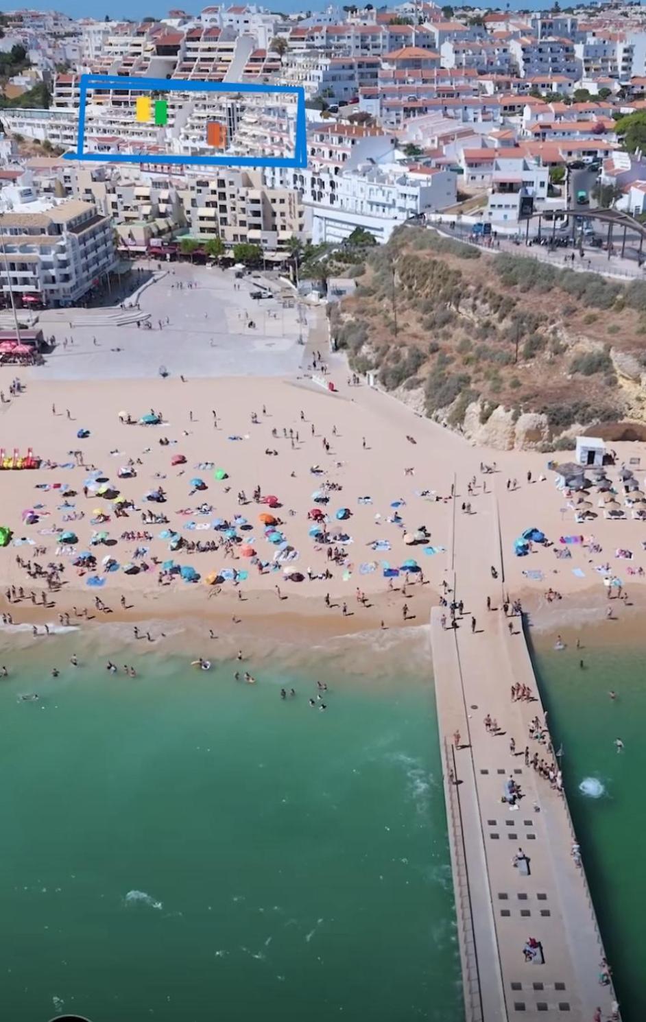 Duplex Sea View By Albufeira Holidays מראה חיצוני תמונה